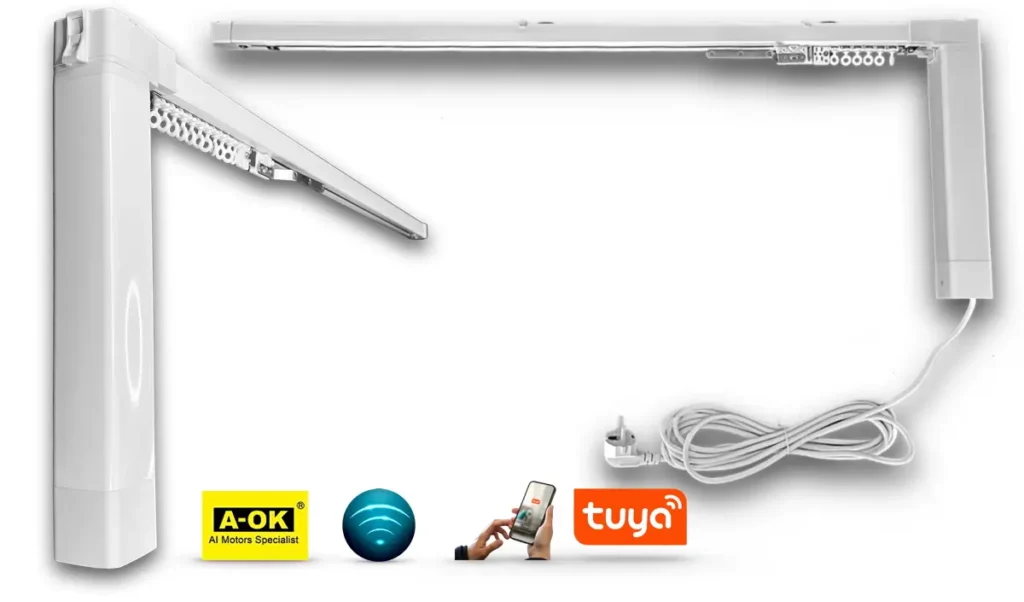 Karnisz elektryczny w wersji ekonomicznej.